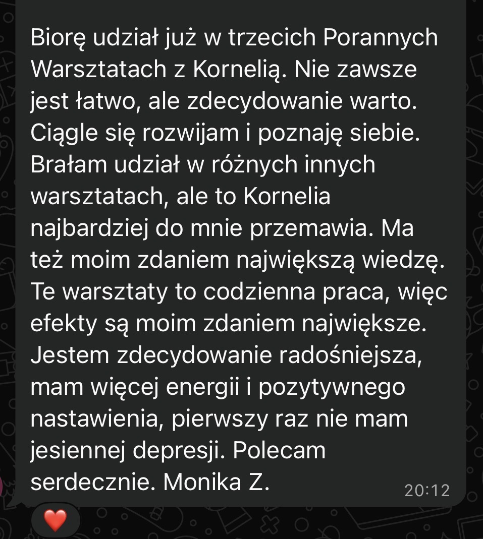 Opinia uczestniczki 4